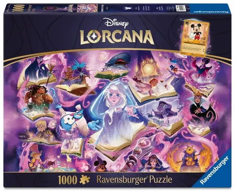 Puzzle 2D: Lorcana Amethyst 1000 elementów + Karta promo