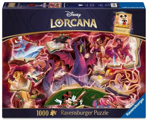 Puzzle 2D: Lorcana Ruby 1000 elementów + Karta promo