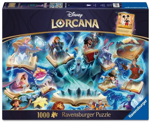 Puzzle 2D: Lorcana Sapphire 1000 elementów + Karta promo