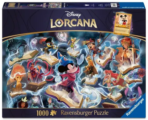 Puzzle 2D: Lorcana Steel 1000 elementów + Karta promo