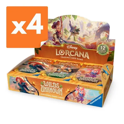 Disney Lorcana - Wilds Unknown (CH12) - Case (4x Box 24 boosterów)