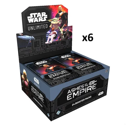 Star Wars: Unlimited Card Game - Ashes of the Empire - Booster Display (24) x6 - (CASE)