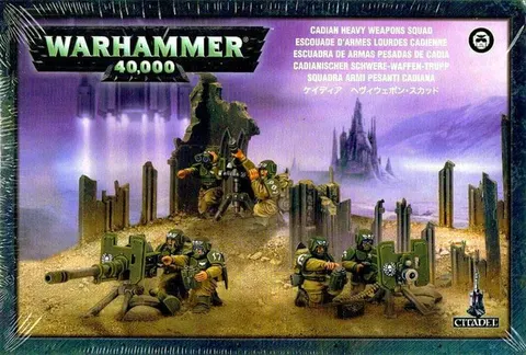 Imperial Guard Cadian Heavy Weapon Squad