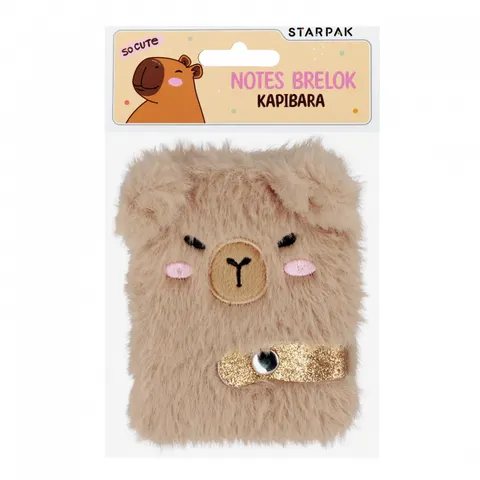 Notes pluszowy brelok Kapibara STARPAK 580411