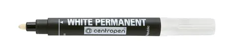 Marker permanentny okrągły biały A 10 CENTROPEN 8586