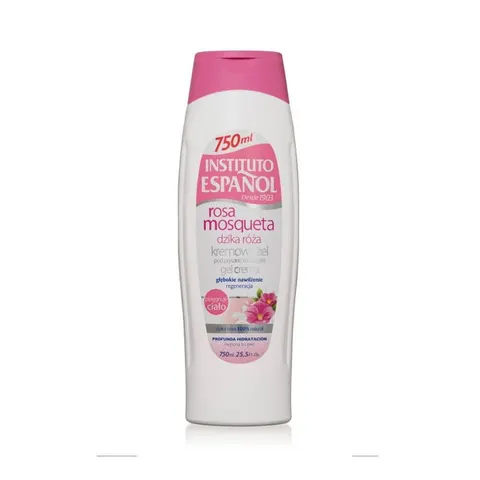 INSTITUTO ESPANOL ROSA MOSQUETA Kremowy żel pod prysznic Dzika Róża, 750 ml