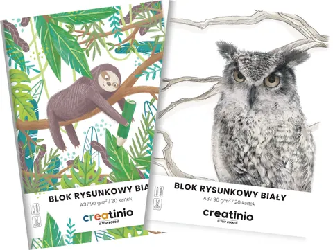Blok rysunkowy A3/20k biały Creatinio A 10 HAMELIN 400176664
