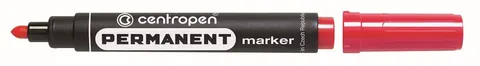 Marker permanentny okrągły czerwony A 10 CENTROPEN 8566