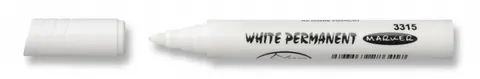 Marker Permanentny okrągły biały 2.5mm KOH-I-NOOR 3315
