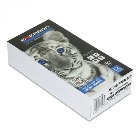 Papier ksero 1/3 A4 80Gg recepty op500ark EMERSON XB1/3A4COP