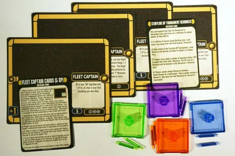 Attack Wing Star Trek - Resources: Set of Fleet Captain Cards