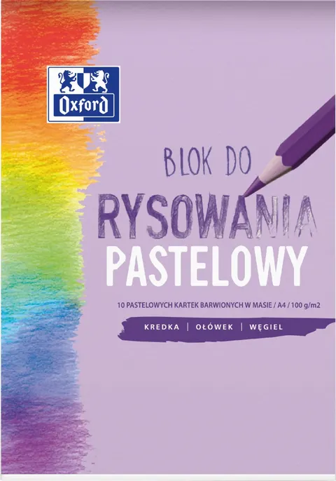 Blok rysunkowy A4/10k kolorowy Oxford A 20 HAMELIN 400166081