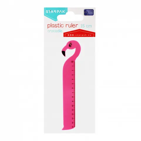 Linijka plastikowa Flaming 15cm PBH STARPAK 470962