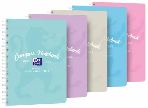 Kołozeszyt B5/80k kratka Campus pastel Oxford HAMELIN 400160107