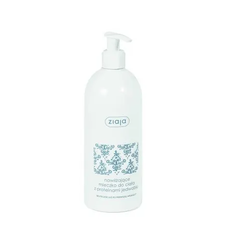 ZIAJA Nawilżające Mleczko Do Ciała Z Proteinami Jedwabiu, 400ml