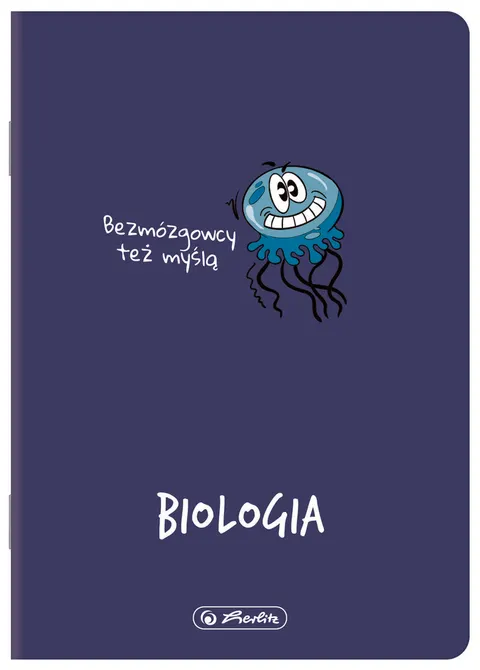 Zeszyt A5/60k kratka Biologia oprawa PP A 5 HERLITZ 400198101