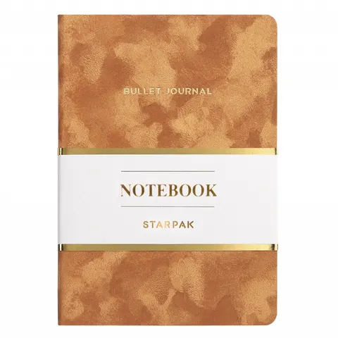 Notes A5 karmelowy zamszowy 80 kartek STARPAK 452850