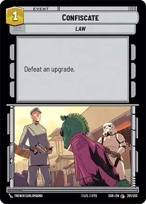 Confiscate - Star Wars: Unlimited - Spark of Rebellion