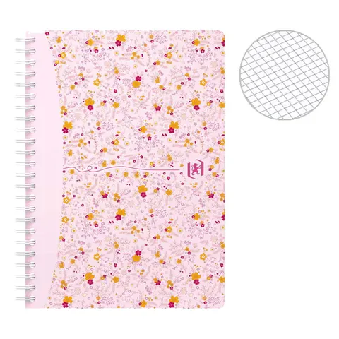 KOŁOBRULION A5/60 KRATKA 90g OXFORD FLORAL