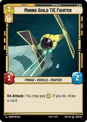 Mining Guild TIE Fighter (foil)