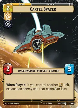Cartel Spacer (foil-hyperspace)
