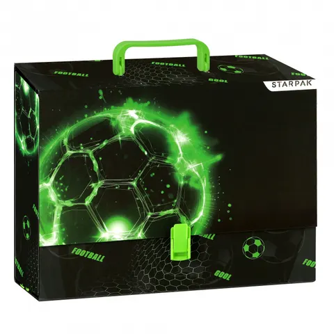Teczka z rączką A4 Green Football Starpak