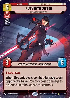 Seventh Sister - Implacable Inquisitor (foil-hyperspace)