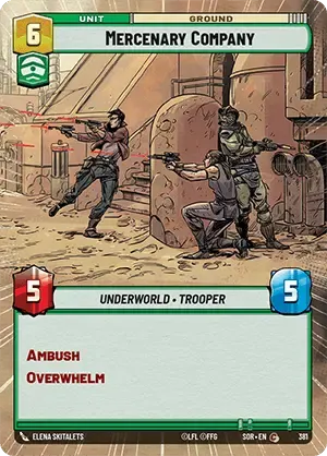Mercenary Company (foil-hyperspace)