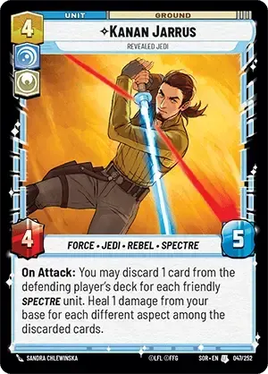 Kanan Jarrus - Revealed Jedi (foil)
