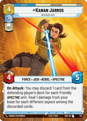 Kanan Jarrus - Revealed Jedi (foil-hyperspace)