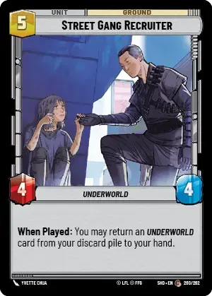 Street Gang Recruiter - Foil