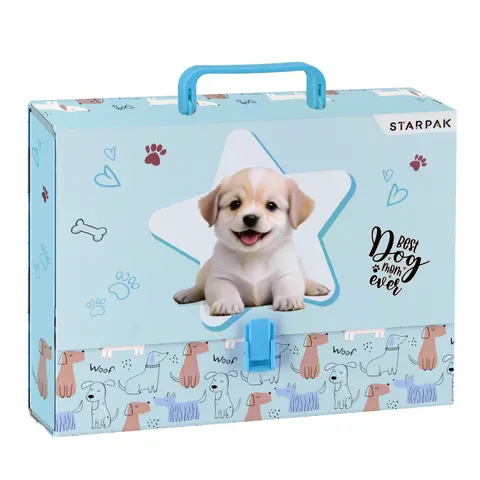 Teczka z rączką A4/50mm Cuties Doggy STARPAK 559322