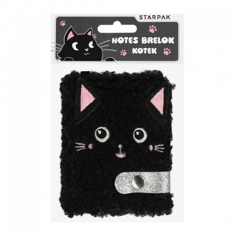 Notes pluszowy brelok Kot STARPAK 580425