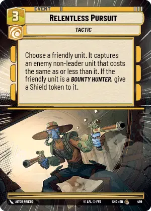 Relentless Pursuit - FOIL - HYPERSPACE