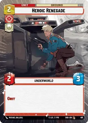 Heroic Renegade - FOIL - HYPERSPACE