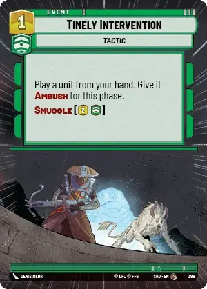 Timely Intervention - FOIL - HYPERSPACE