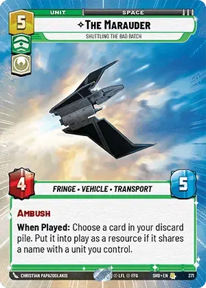 The Marauder - FOIL - HYPERSPACE