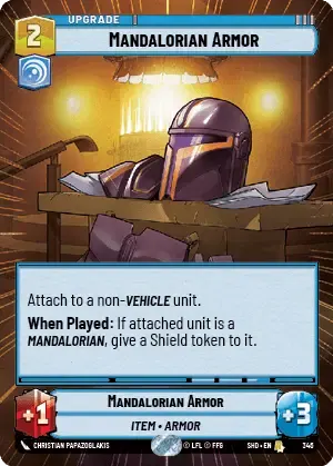 Mandalorian Armor - FOIL - HYPERSPACE