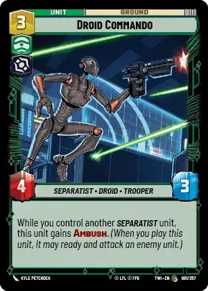 Droid Commando - Star Wars: Unlimited - Twilight of the Republic