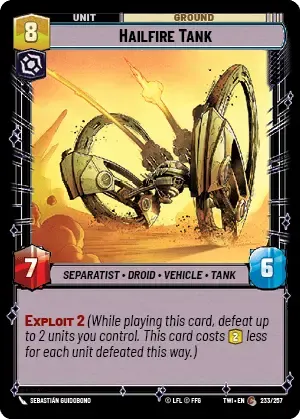 Hailfire Tank - FOIL