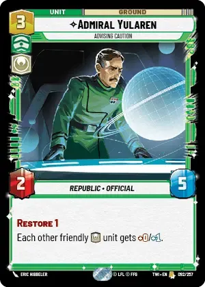 Admiral Yularen - FOIL