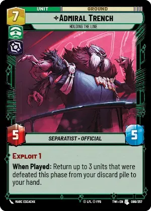 Admiral Trench - FOIL