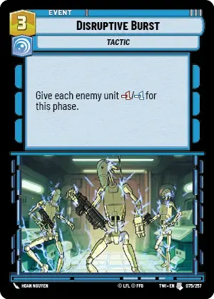 Disruptive Burst - FOIL