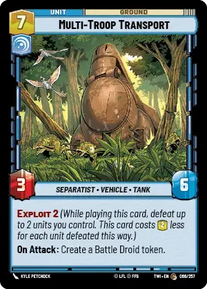 Multi-Troop Transport - FOIL