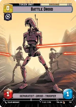 Token / Battle Droid - HYPERSPACE