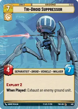 Tri-Droid Suppressor - HYPERSPACE