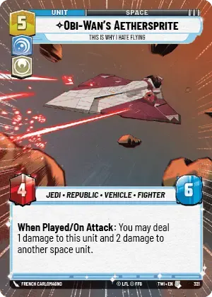 Obi-Wan's Aethersprite - HYPERSPACE