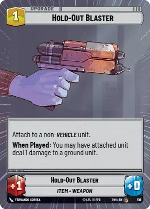 Hold-Out Blaster - HYPERSPACE-FOIL
