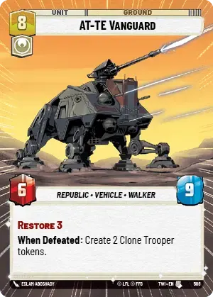 AT-TE Vanguard - HYPERSPACE-FOIL