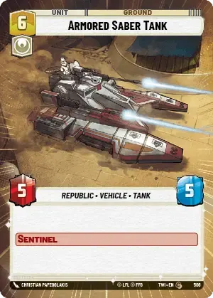 Armored Saber Tank - HYPERSPACE-FOIL